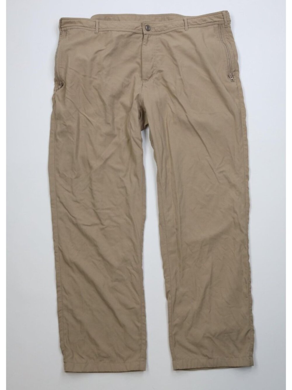 Clothing Arts Mens 42x32 P Cubed Picket Pocket Proof Wide Leg Cargo Pants Beige